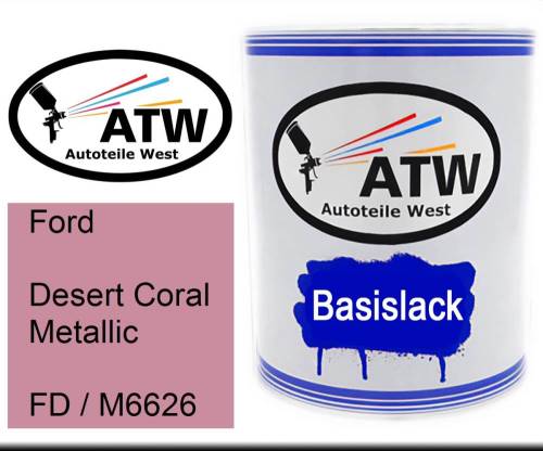 Ford, Desert Coral Metallic, FD / M6626: 1L Lackdose, von ATW Autoteile West.